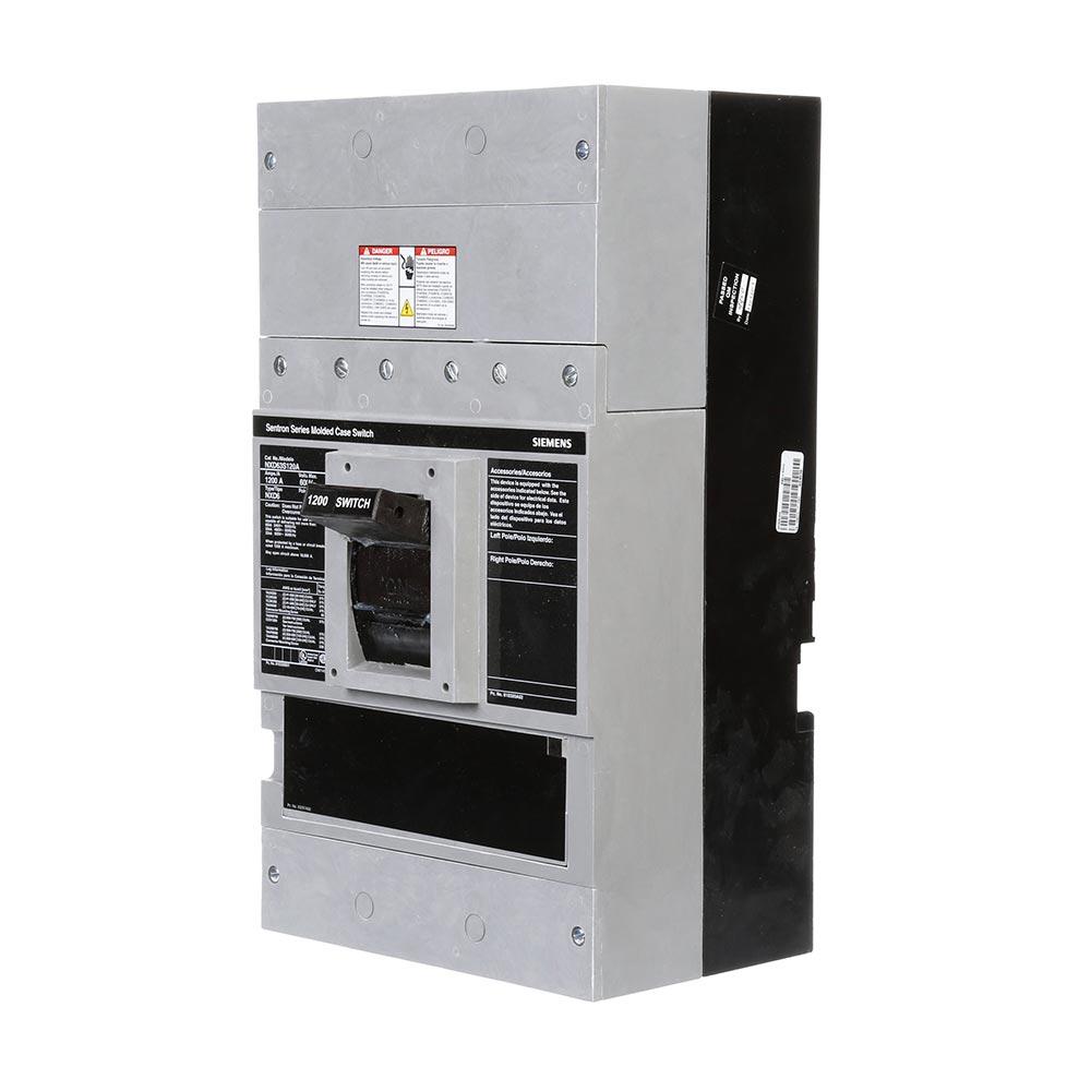 Siemens NXD63S120A Circuit Breaker | 600V 1200A 3P 50kA@480V Bolt-On Sentron Series