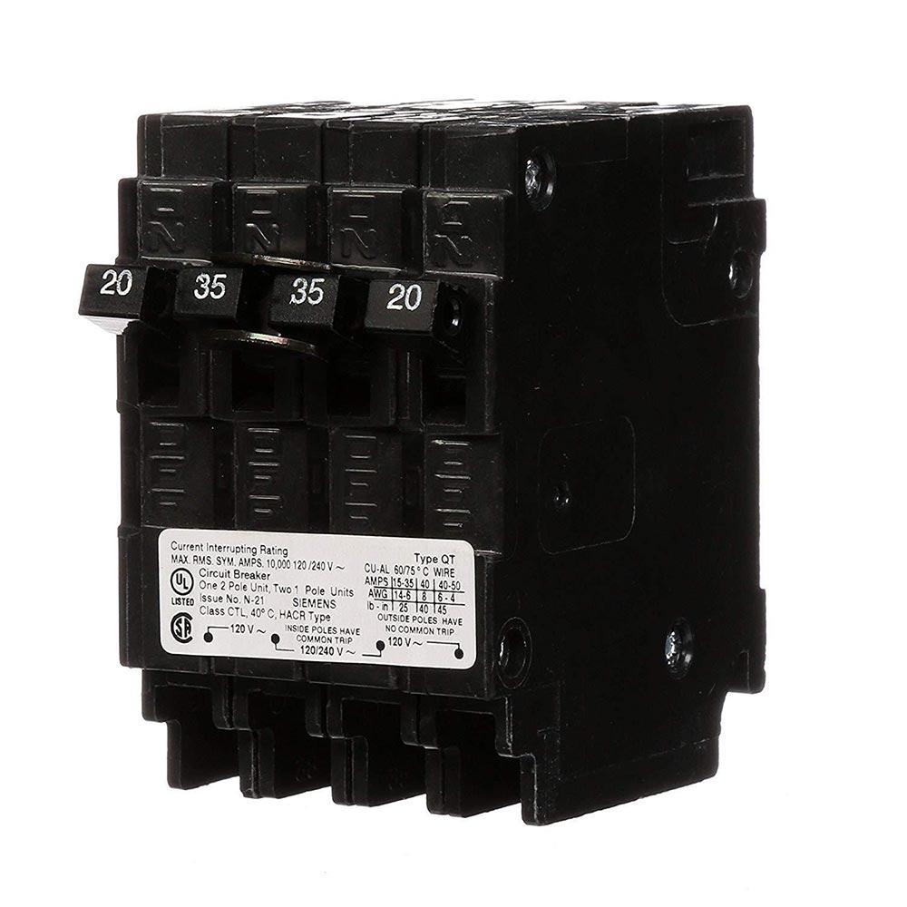 Siemens Q22035CT Circuit Breaker | Q Series QT 240V 35A