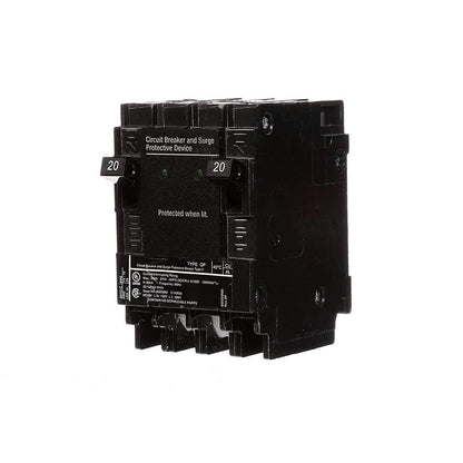 Siemens QSA2020SPD Circuit Breaker | 240V 20A 1P 10kA@240V Plug-In Q Series