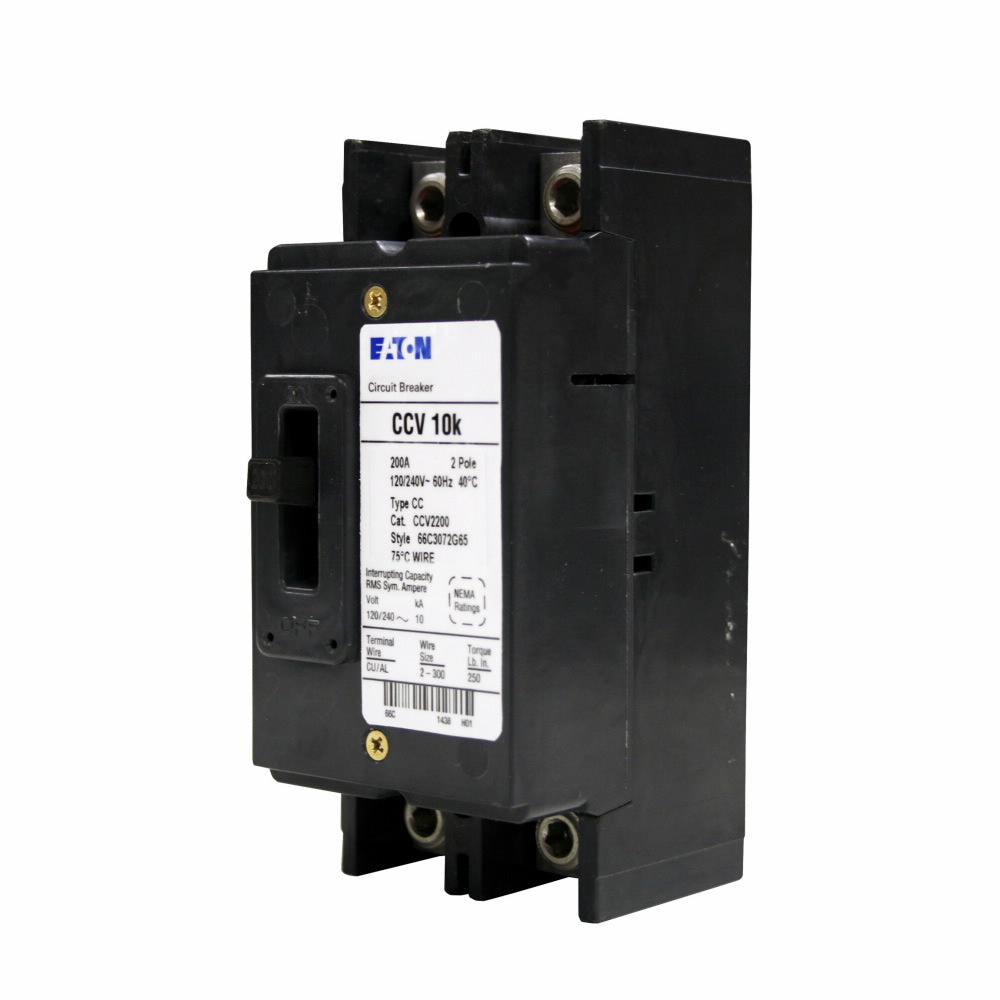 Cutler Hammer CCV2175 Circuit Breaker | 240V 175A 2P 10kA@240V Feed-Thru Tenant Main