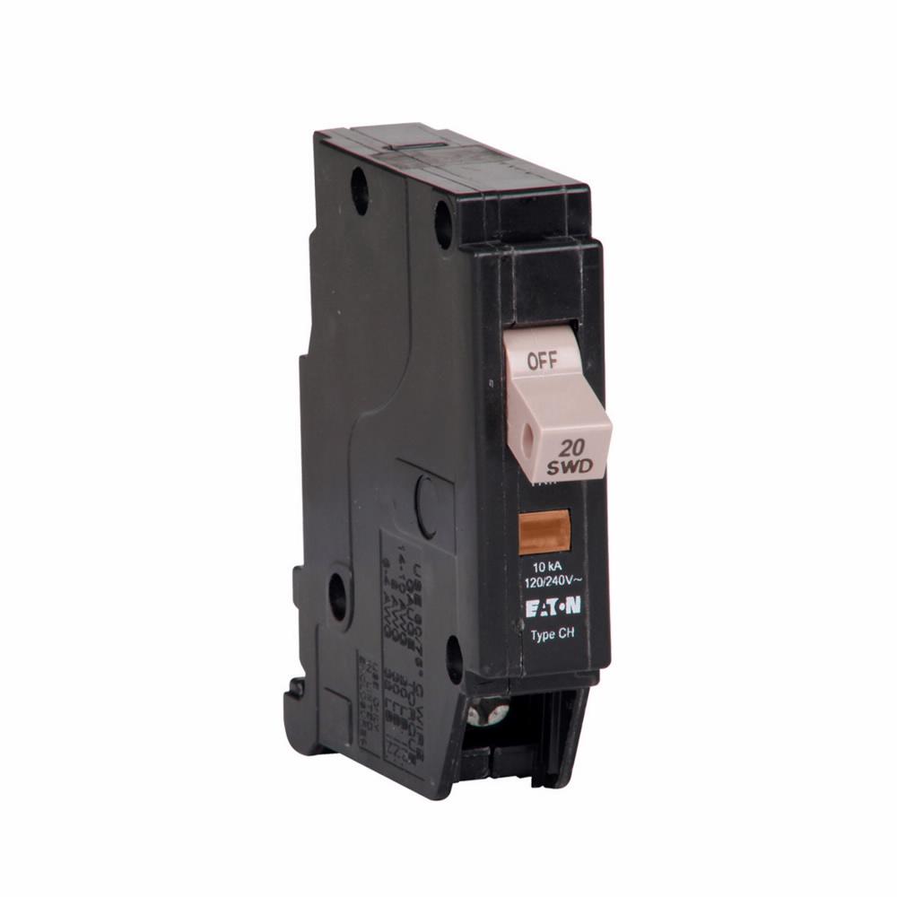 Westinghouse CHF120 Circuit Breaker | 240V 20A 1P 10kA@120V Plug-In CH Series