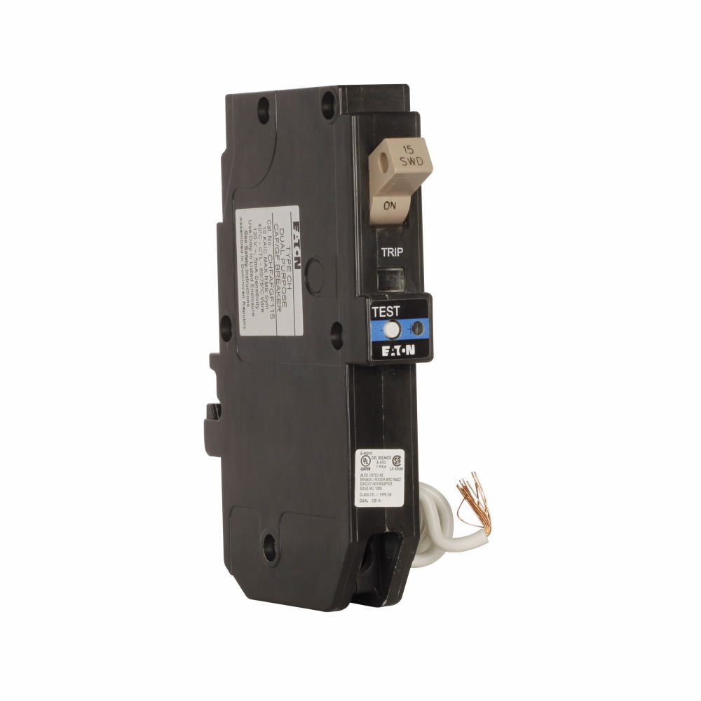 Eaton CHFN115DF Circuit Breaker | 145V 15A 1P 10kA@120V Plug-In CHFN