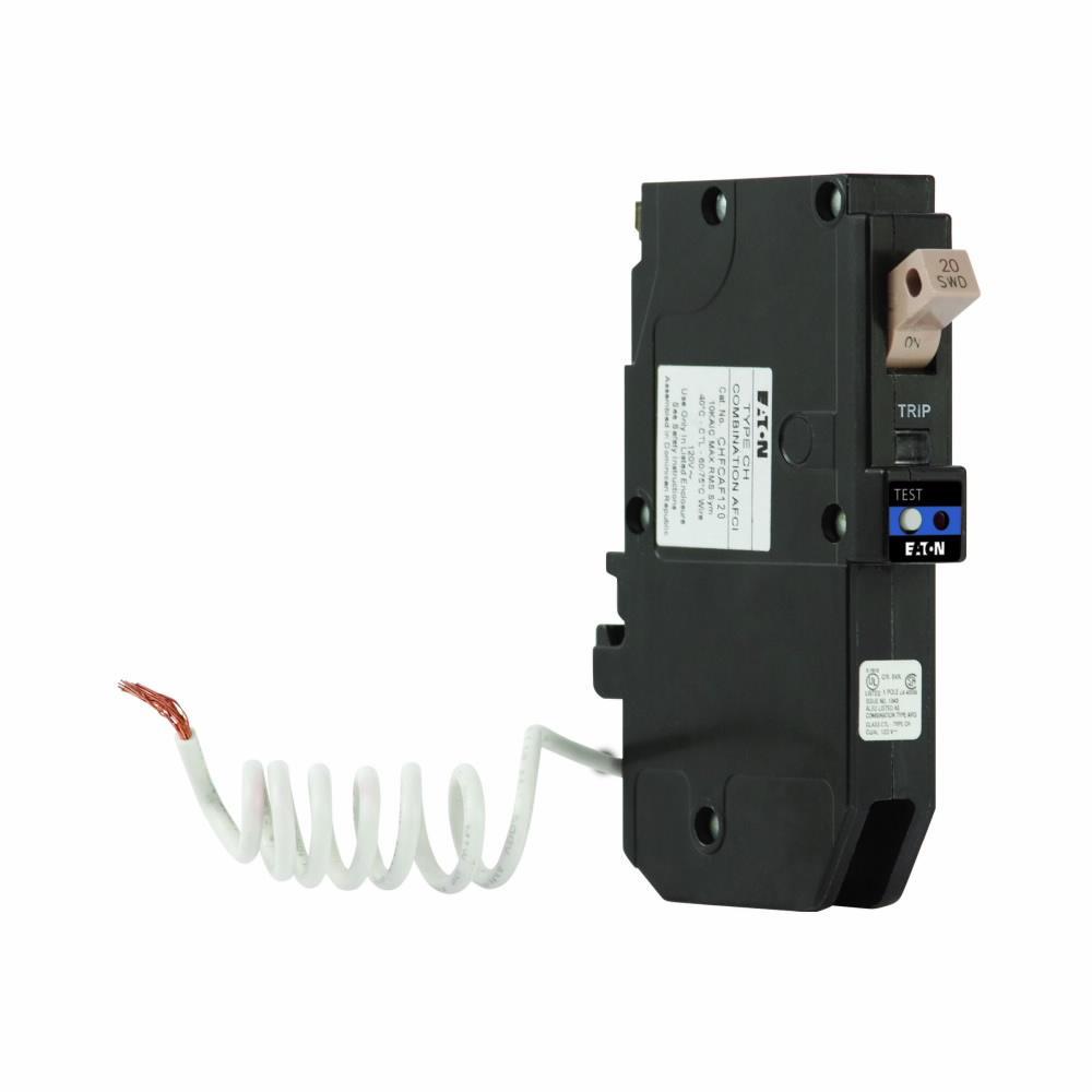 Eaton CHFCAF120 Circuit Breaker | 120V 20A 1P 10kA@120V Plug-In CH Series