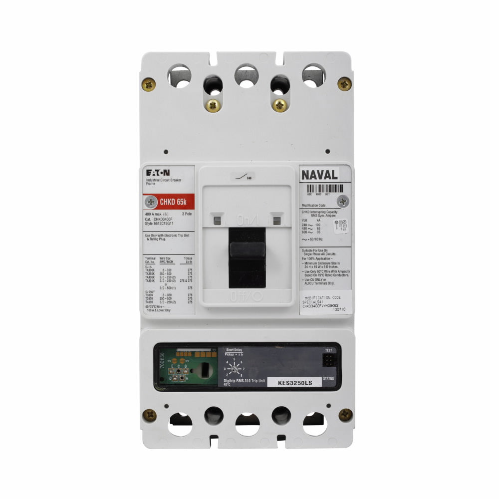 Westinghouse CHKD3400F Circuit Breaker | Series C CHKD 600V 400A