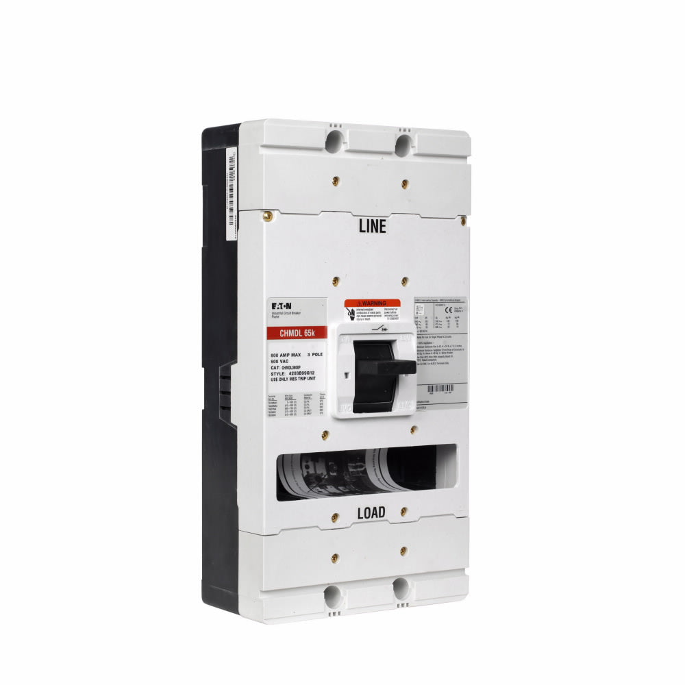 Cutler Hammer CMDL3800F Circuit Breaker | 600V 800A 3P 50kA@480V Bolt-On Series C