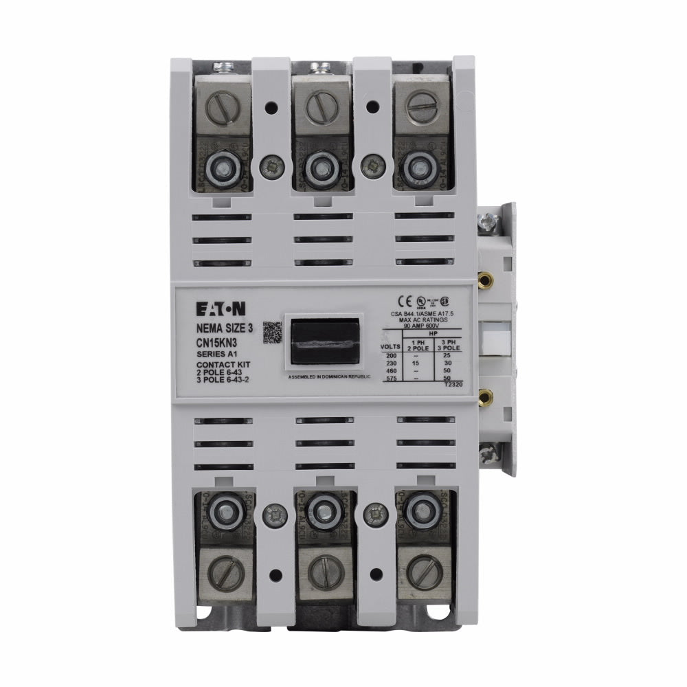CN15KN3C Cutler Hammer Freedom Series NEMA Motor Control Contactor - Essential Electric Supply