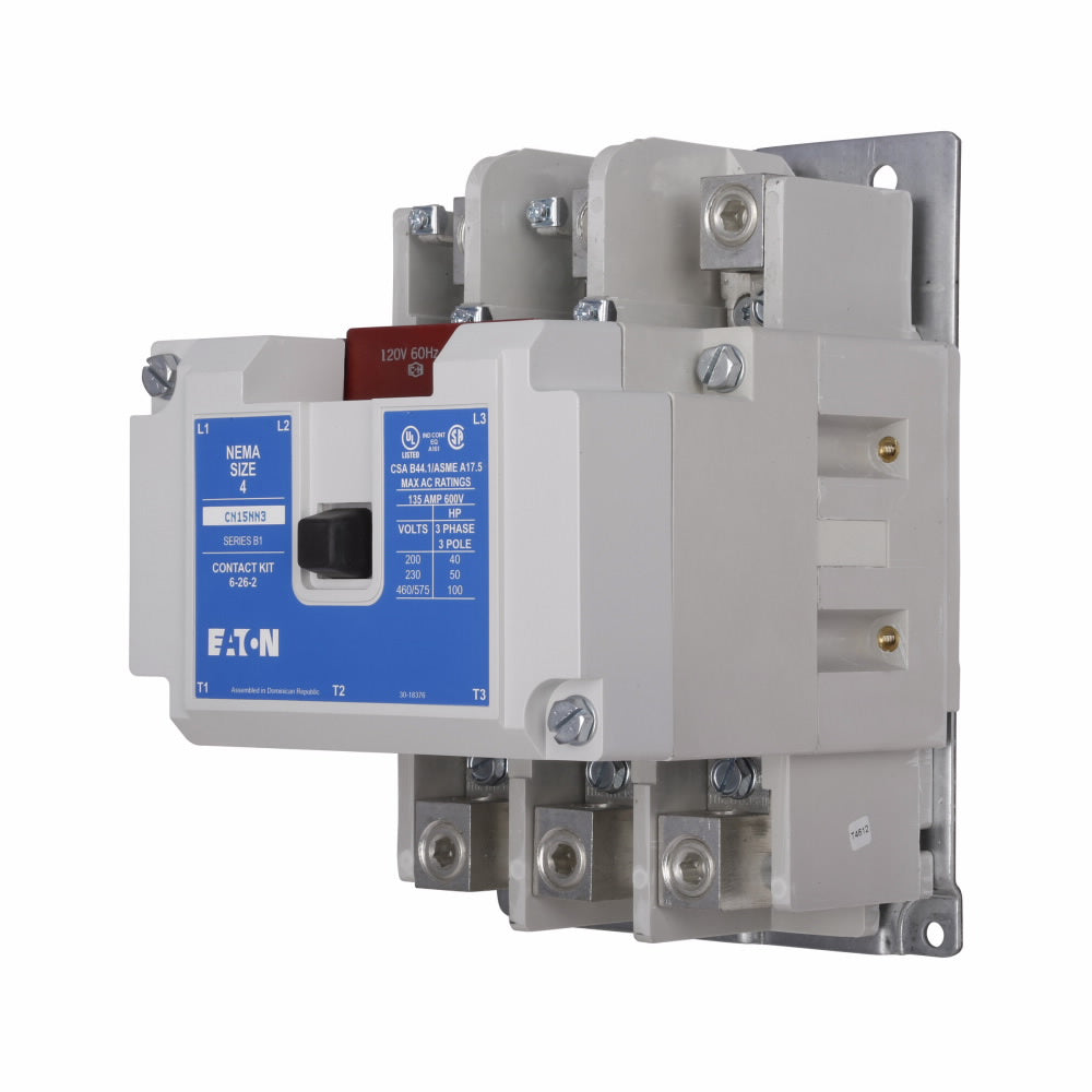 Cutler Hammer CN15NN3A Contactor | 3P 3P 600V 135A 110V Coil Freedom Series