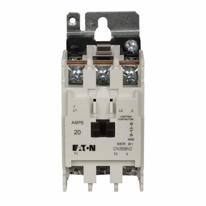 Eaton CN35BN2AB Contactor | 2 pole 1 phase 600V 20A 110V coil CN35