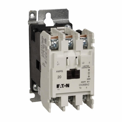 Eaton CN35BN2AB Contactor | 2 pole 1 phase 600V 20A 110V coil CN35