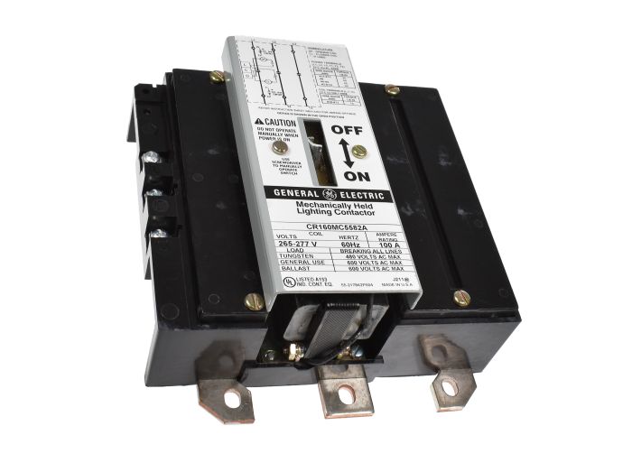 General Electric CR160MC5502A Contactor 3 pole 3 phase 600V 100A 115V coil