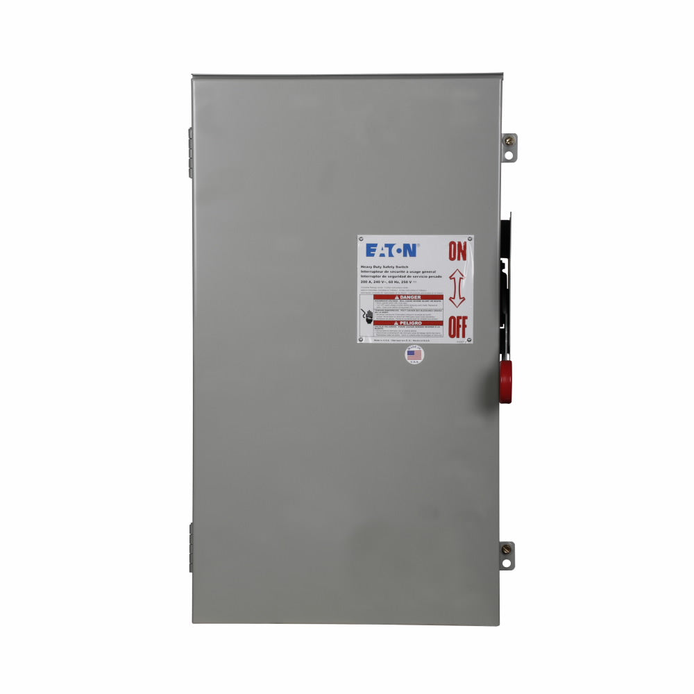 Cutler Hammer DH324FRK Disconnect Switch | 240V 200A 3P Fusible DH Series