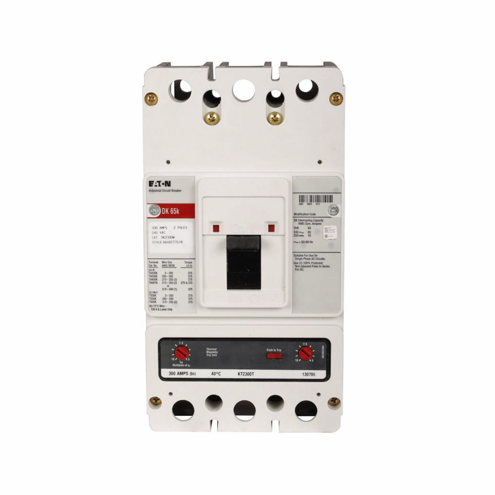 DK2350 Cutler Hammer Molded Case Circuit Breaker Series C 350A 240V - Essential Electric Supply