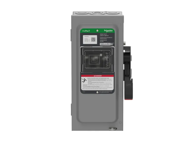 Square D VH321N Disconnect Switch | 240V AC 30A 3P Fusible VH
