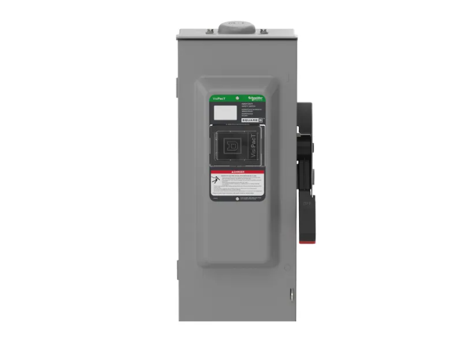 Square D VH223BRBGL Disconnect | 240V 100A 2P Fusible Switch VH