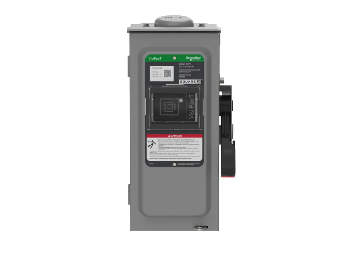 Square D VH221NRB Disconnect | 240VAC 30A 2P Fusible Switch VH