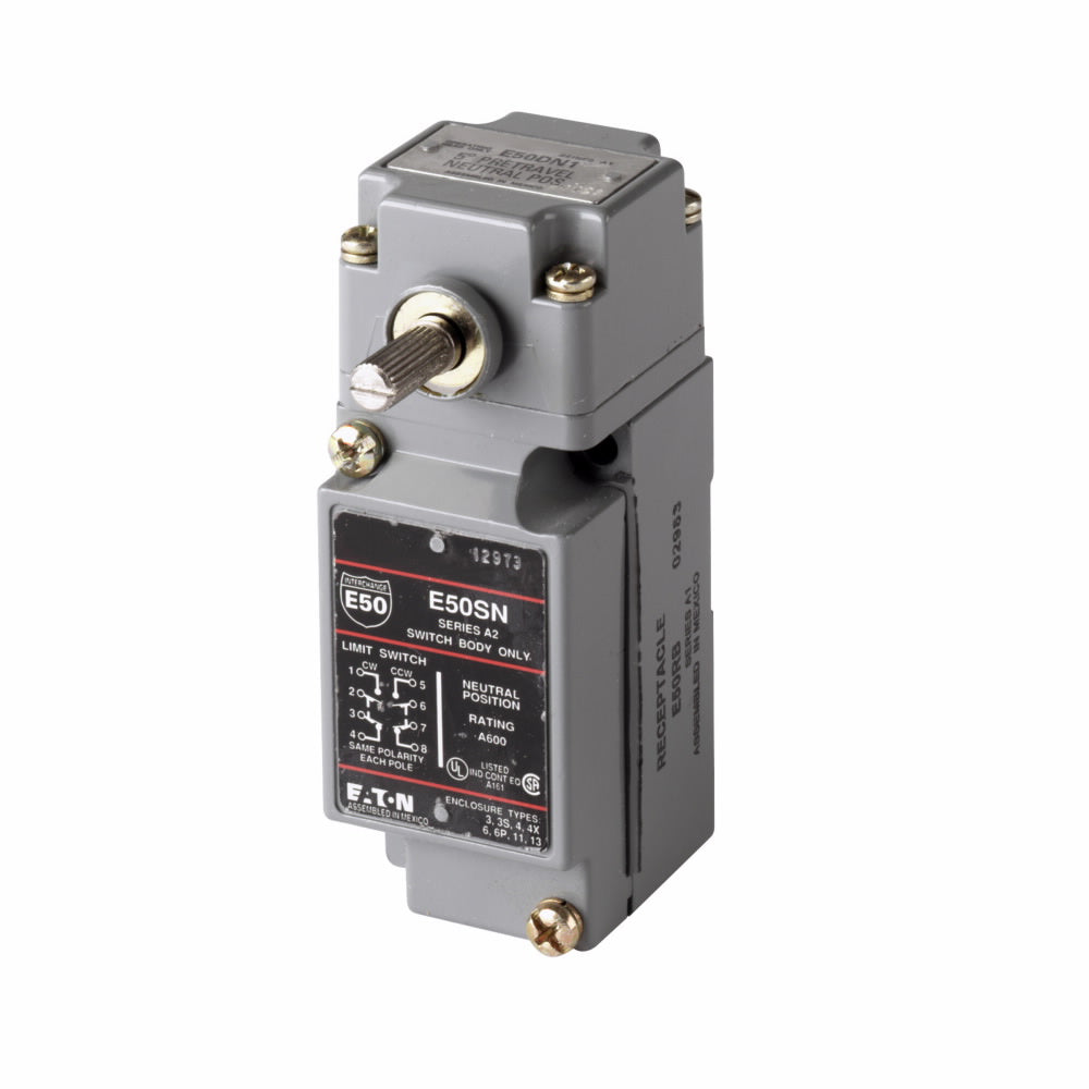 E50DN1 - EATON E50 NEMA Heavy Duty Plug-In Limit Switch - Essential Electric Supply
