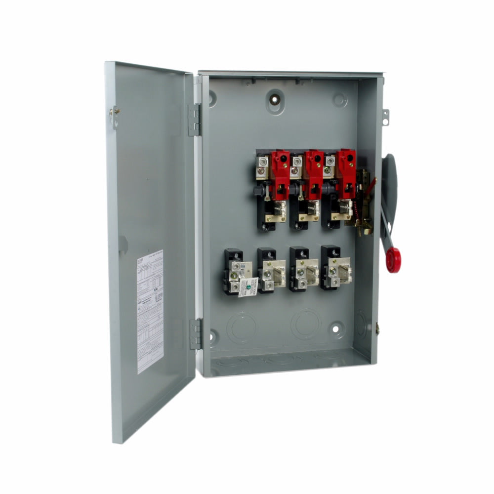Cutler Hammer DG324NRK Disconnect Switch | 240V 200A 3P 3R Fusible DG Series