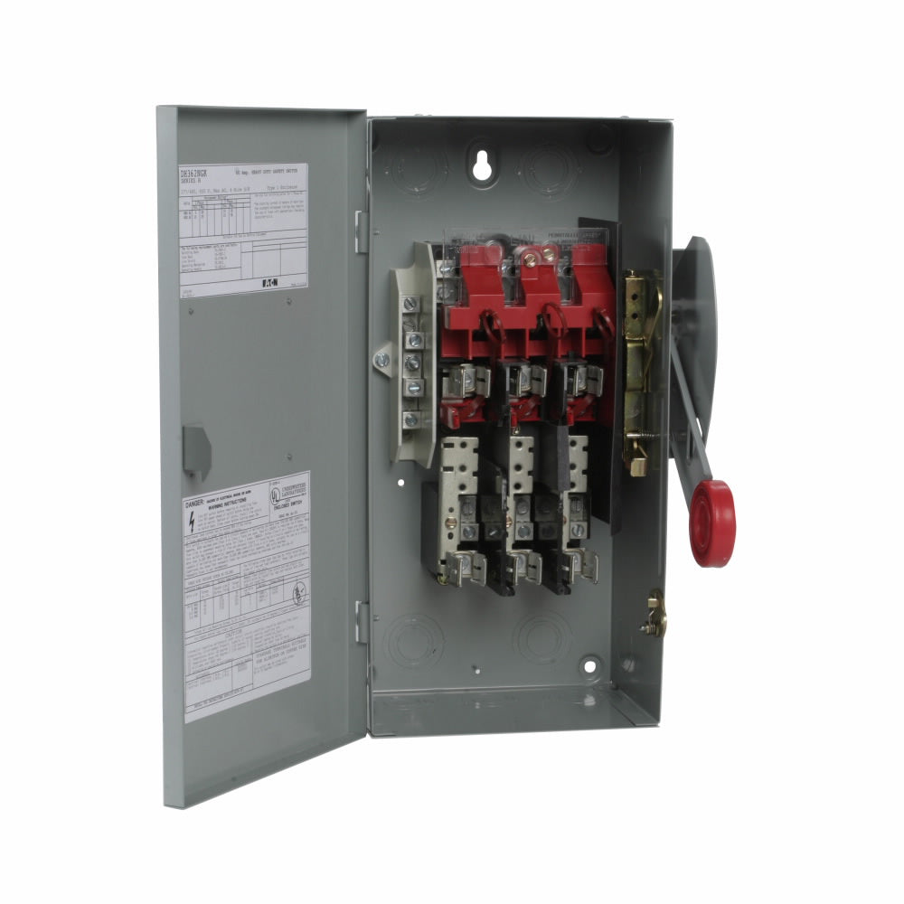 Cutler Hammer DH362NGK Disconnect 600V 60A Fusible Switch DH Series