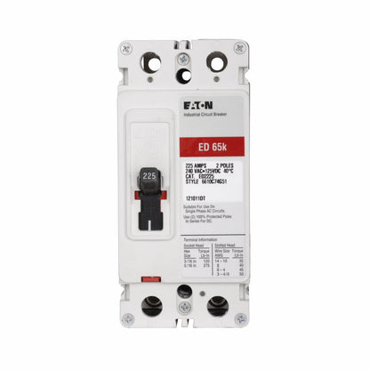 ED2100 - Cutler Hammer/ Westinghouse/ Eaton Feed-Thru 100 Amp 2 Pole Circuit Breaker - Essential Electric Supply