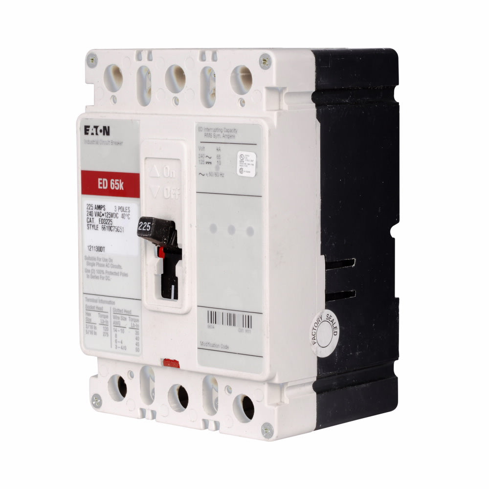 Cutler Hammer ED3175L Circuit Breaker | Series C ED 240V 175A
