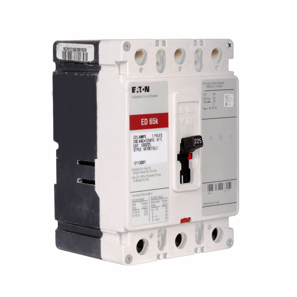 Cutler Hammer ED3175L Circuit Breaker | Series C ED 240V 175A