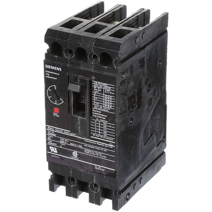 Siemens ED63A040L Circuit Breaker | 600V 40A 3P 25kA@480V Feed-Thru Sentron Series