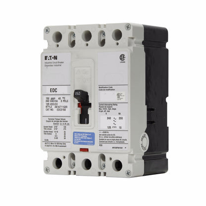 Cutler Hammer EDC3100L Circuit Breaker | Series C EDC 240V 100A