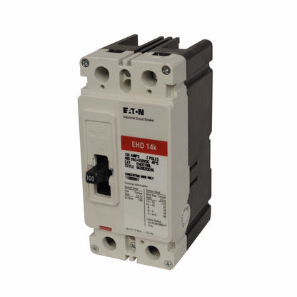 Cutler Hammer EHD2080 Molded Case Circuit Breaker | 480V 80A 2 Pole 14kA@480V Bolt-On Series C