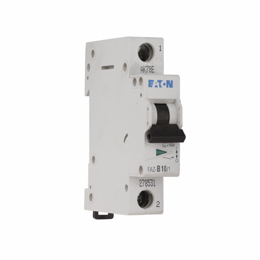FAZ-B10/1-NA Eaton Molded Case Circuit Breaker FAZ Series 10A 480V - Essential Electric Supply