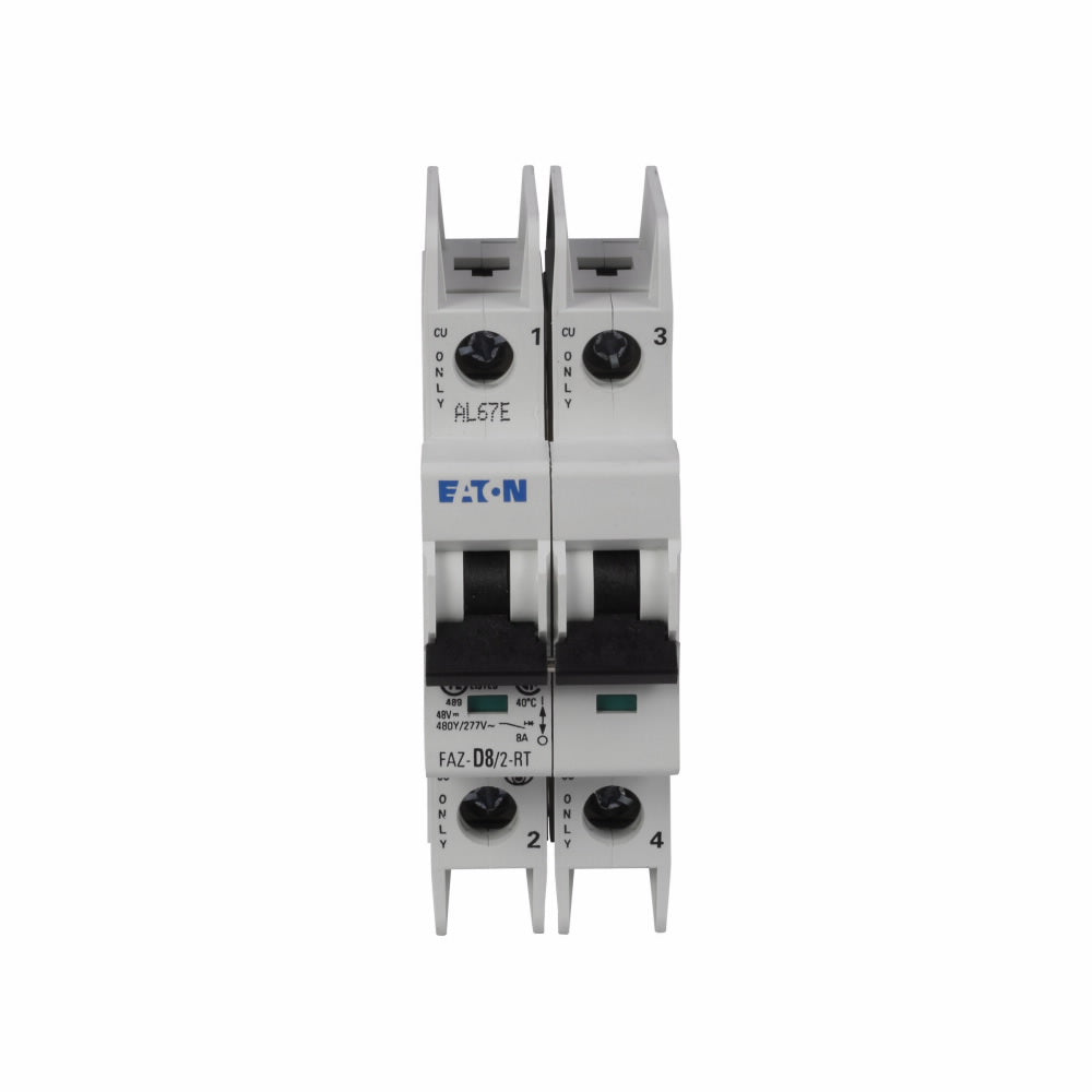 FAZ-D6/2 - Eaton Feed-Thru 6 Amp 2 Pole Circuit Breaker - Essential Electric Supply