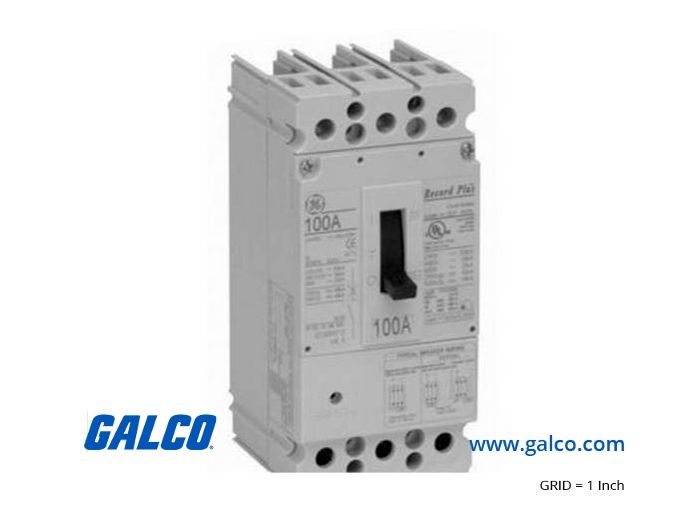 General Electric FCS36TE030R1 Circuit Breaker | 600V 30A 3P 25kA@480V Feed-Thru Record Plus