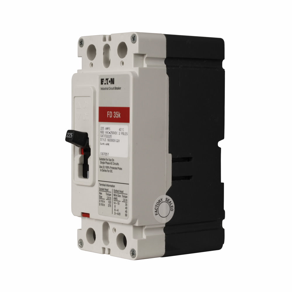 Cutler Hammer FD2020L Circuit Breaker | Series C FD 600V 20A