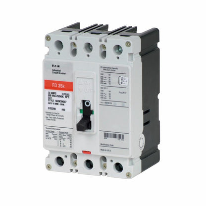 Cutler Hammer FD3150K Molded Case Circuit Breaker | 600V 150A 3P 35kA@480V Bolt-On Series C