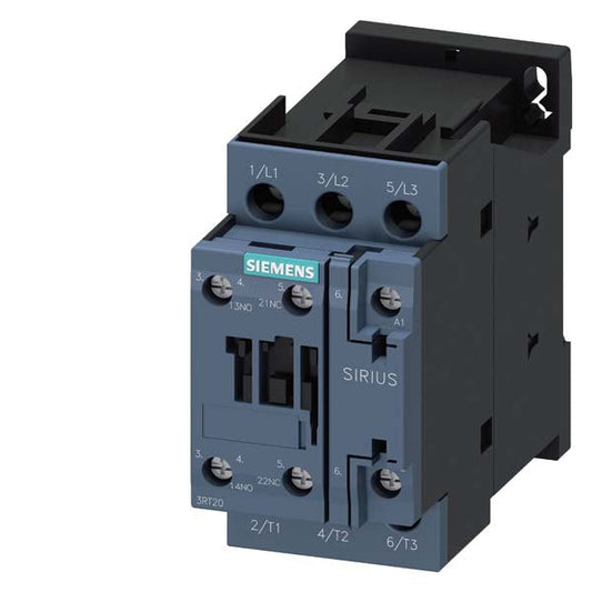 3RT2028-1AU20 Sirius Contactor 600V 38A 380V Coil - Essential Electric Supply