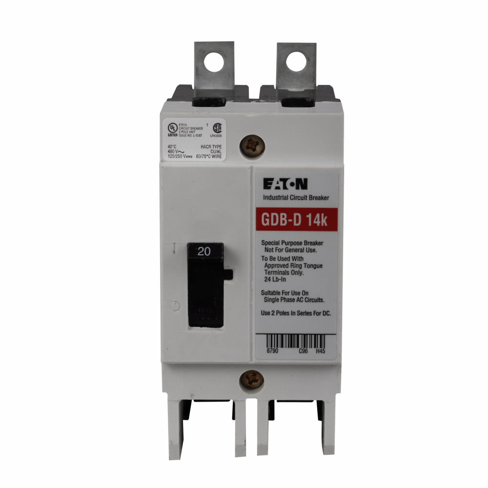 GDB2015 Cutler Hammer Molded Case Circuit Breaker Series C 15A 480V - Essential Electric Supply
