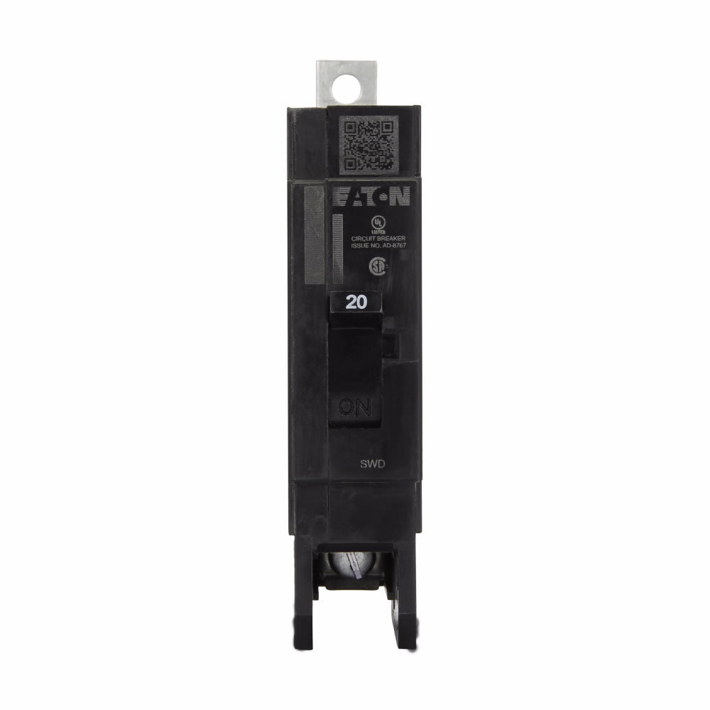 HGHB1020 - Eaton/ Cutler Hammer/ Westinghouse Feed-Thru 20 Amp 1 Pole Circuit Breaker - Essential Electric Supply