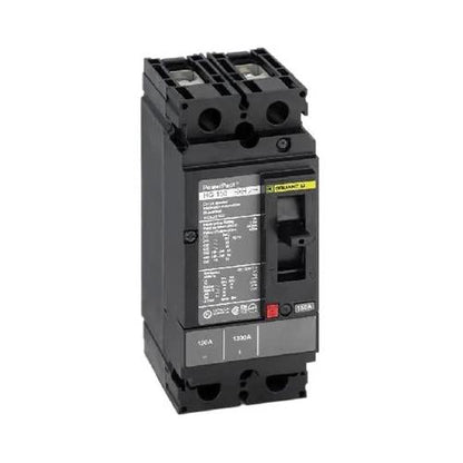 Square D HDL26040 Circuit Breaker | 600V 40A 2P 18kA@480V Feed-Thru Powerpact
