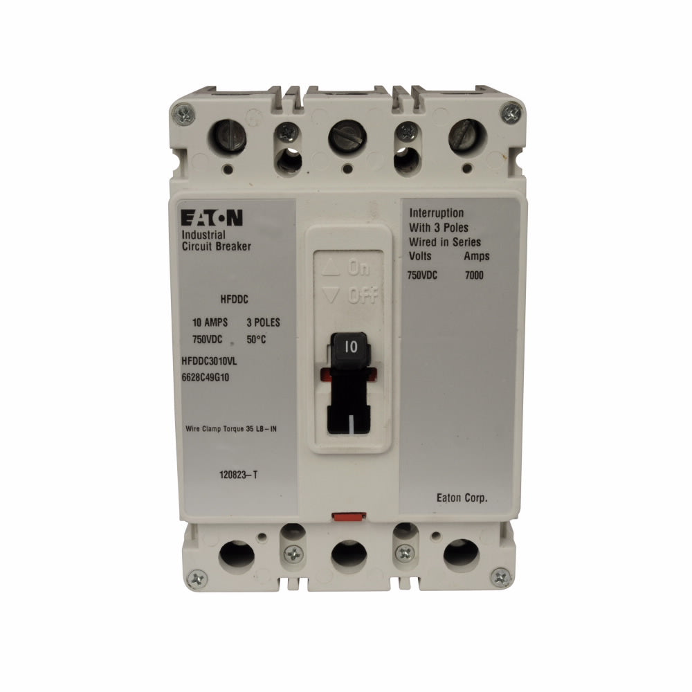HFDDC3030L - Eaton/ Westinghouse/ Cutler Hammer Feed-Thru 30 Amp 3 Pole Circuit Breaker - Essential Electric Supply