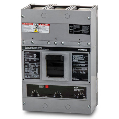 Siemens HLXD63B600L Circuit Breaker | 600V 600A 3P 65kA@480V Feed-Thru Sentron Series