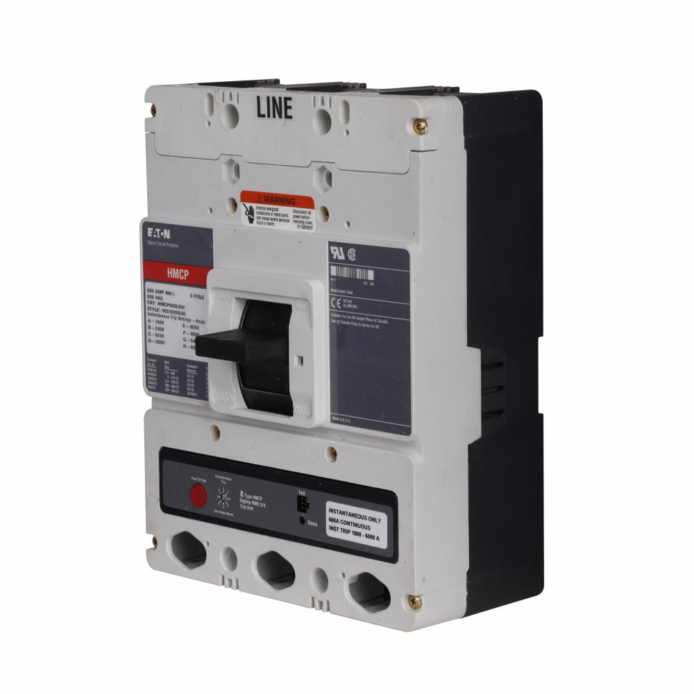 Cutler Hammer HMCP600L6W Circuit Breaker | Series C HMCP 600V 600A