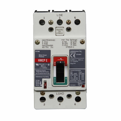 HMCPE100T3C - Cutler Hammer Feed-Thru 100 Amp 3 Pole Circuit Breaker - Essential Electric Supply