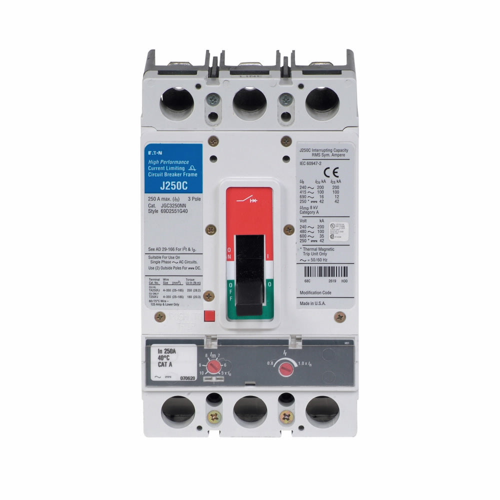 JGC3150FAG - Cutler Hammer Feed-Thru 150 Amp 3 Pole Circuit Breaker - Essential Electric Supply
