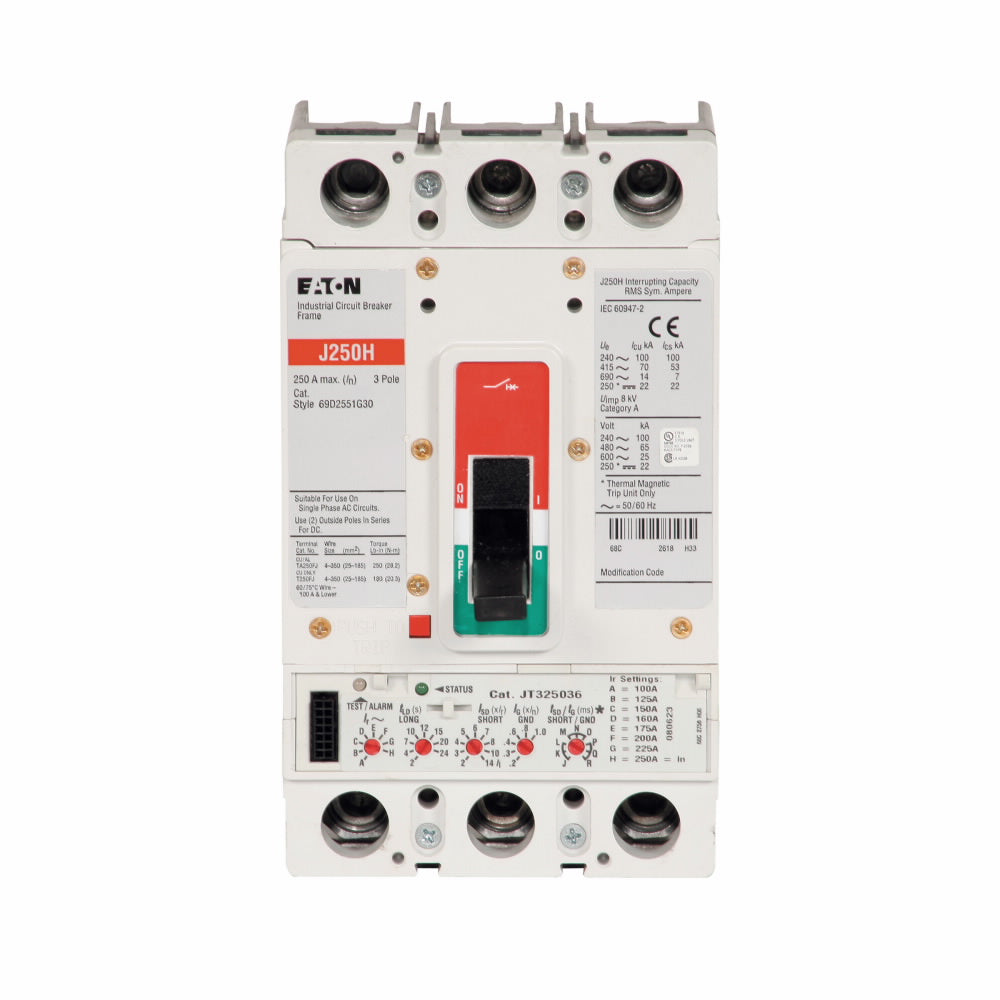 JGH3100FAG - Cutler Hammer Feed-Thru 100 Amp 3 Pole Circuit Breaker - Essential Electric Supply