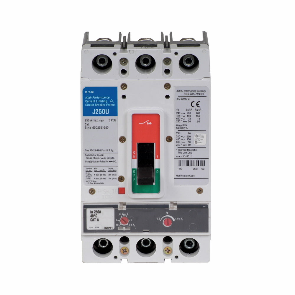 JGU3150FAG - Cutler Hammer Feed-Thru 150 Amp 3 Pole Circuit Breaker - Essential Electric Supply