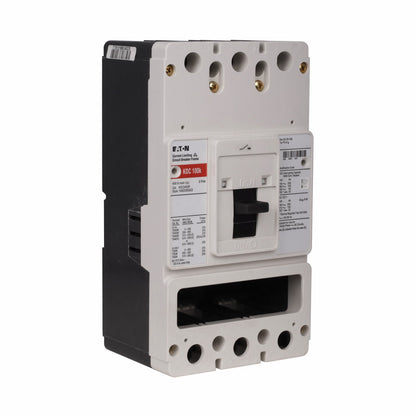 Cutler Hammer KDC3225X Molded Case Circuit Breaker | 600V 225A 3P 100kA@480V Bolt-On Series C