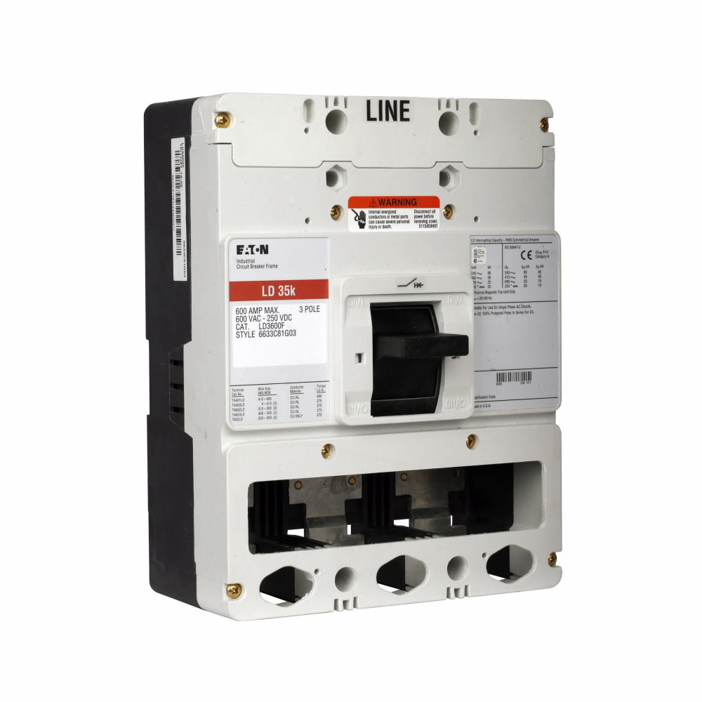 Westinghouse LDC3600F Circuit Breaker | Series C LDC 600V 600A
