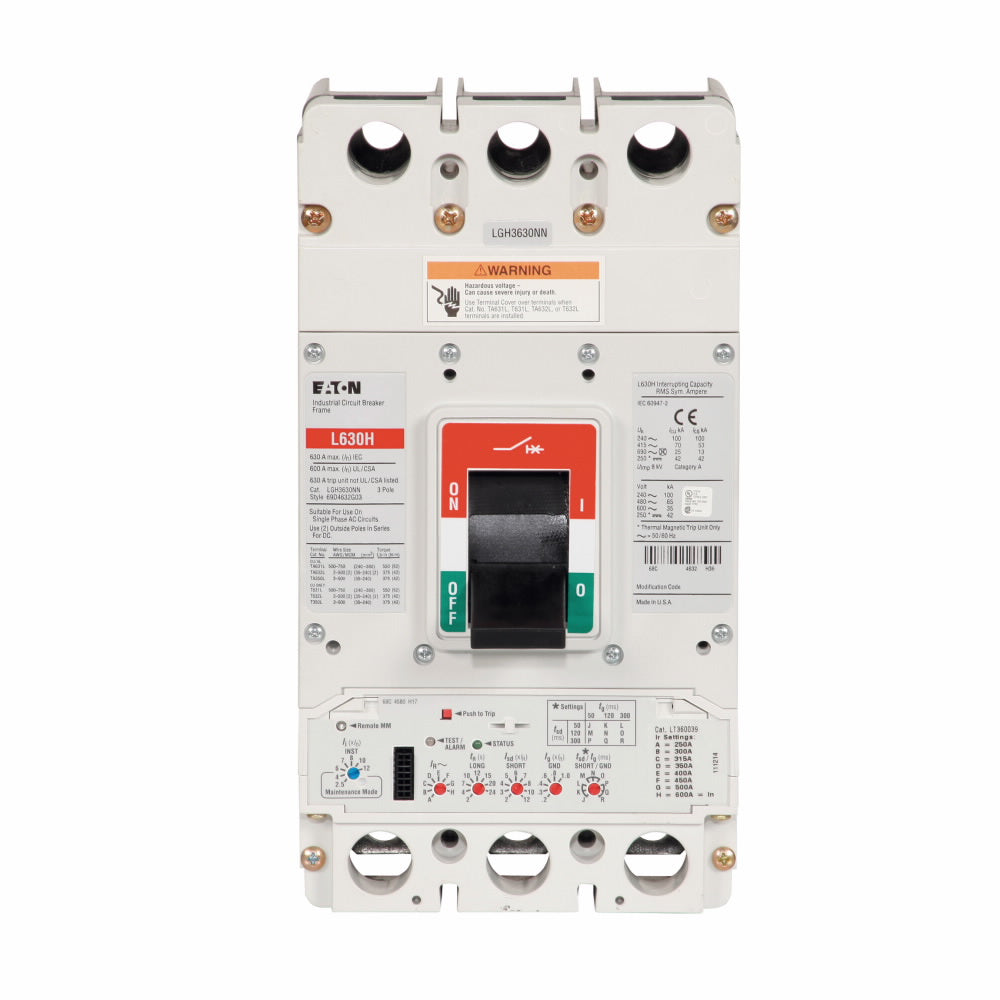 LGH3500FAG - Cutler Hammer Feed-Thru 500 Amp 3 Pole Circuit Breaker - Essential Electric Supply