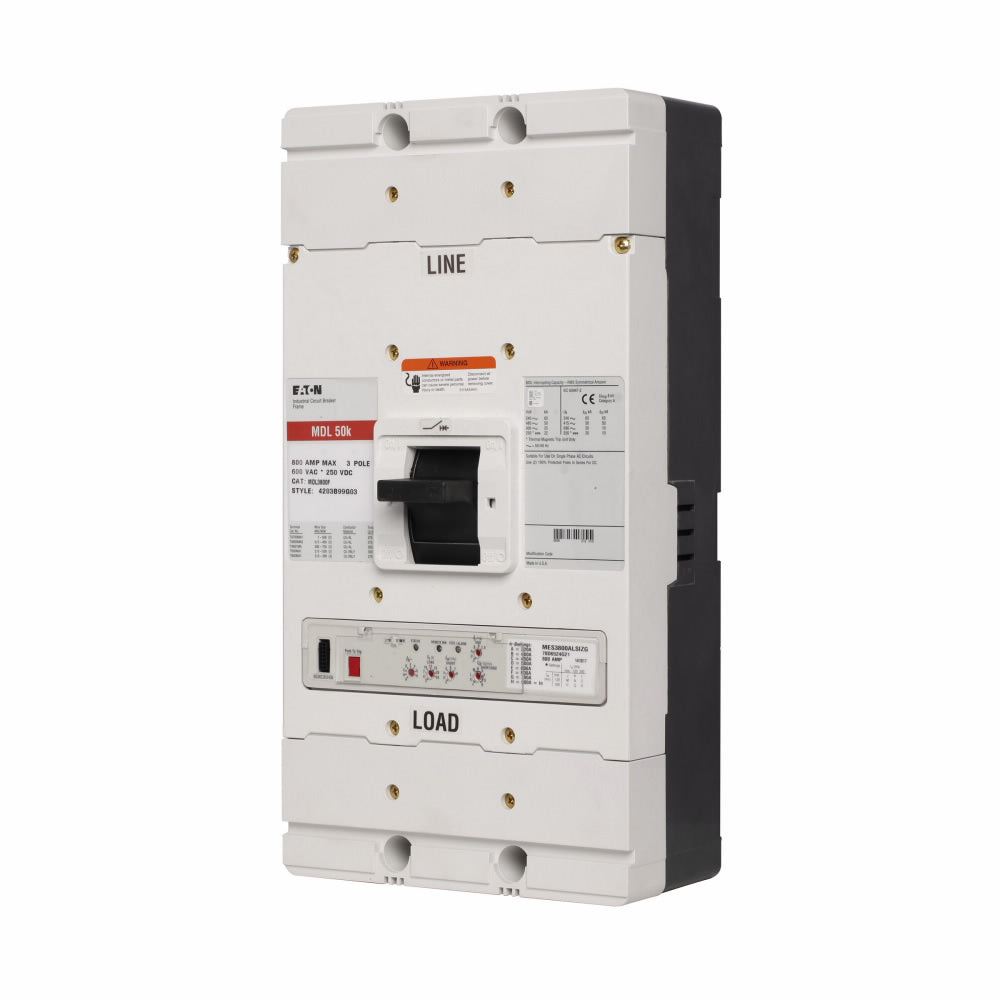 Cutler Hammer MDL3800F Circuit Breaker | Series C MDL 600V 800A
