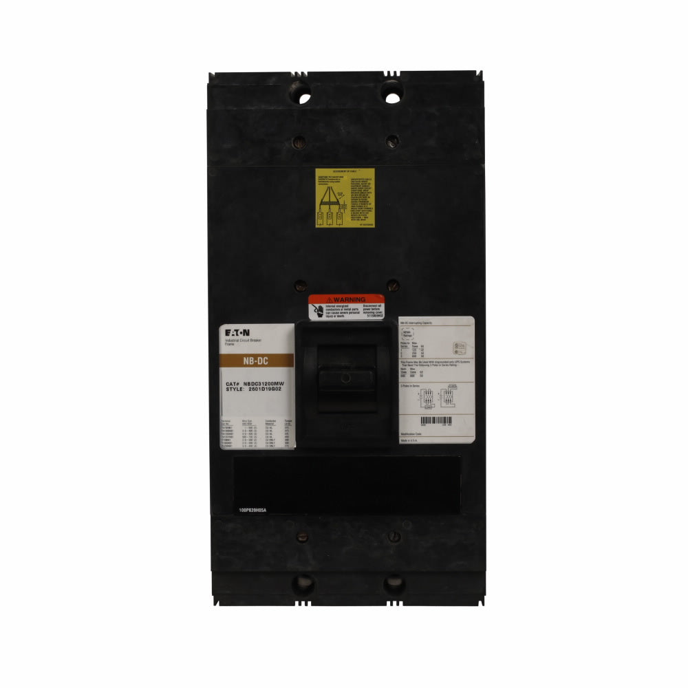 NBDC31200MW - Cutler Hammer Bolt-On 1200 Amp 3 Pole Circuit Breaker - Essential Electric Supply
