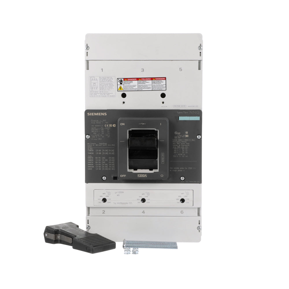 NNX3B120 - SIemens Bolt-On 1200 Amp 3 Pole Circuit Breaker - Essential Electric Supply